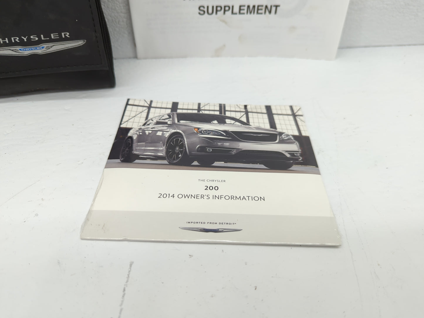 2014 Chrysler 200 Owners Manual Book Guide OEM Used Auto Parts - Oemusedautoparts1.com