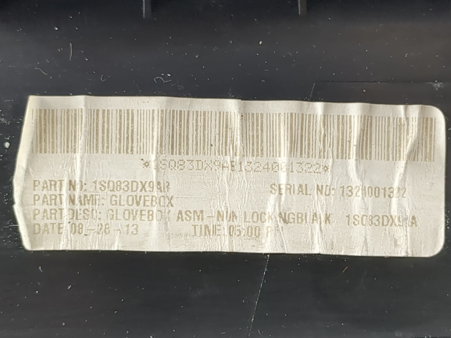 2014 Chrysler 200 Passenger Glove Box Door Storage Compartment - Oemusedautoparts1.com