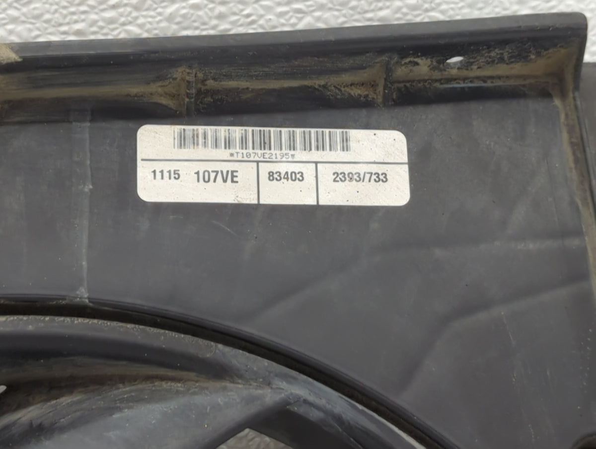 2014 Chrysler 200 Electric Radiator Cooling Fan Motor Assembly - Oemusedautoparts1.com