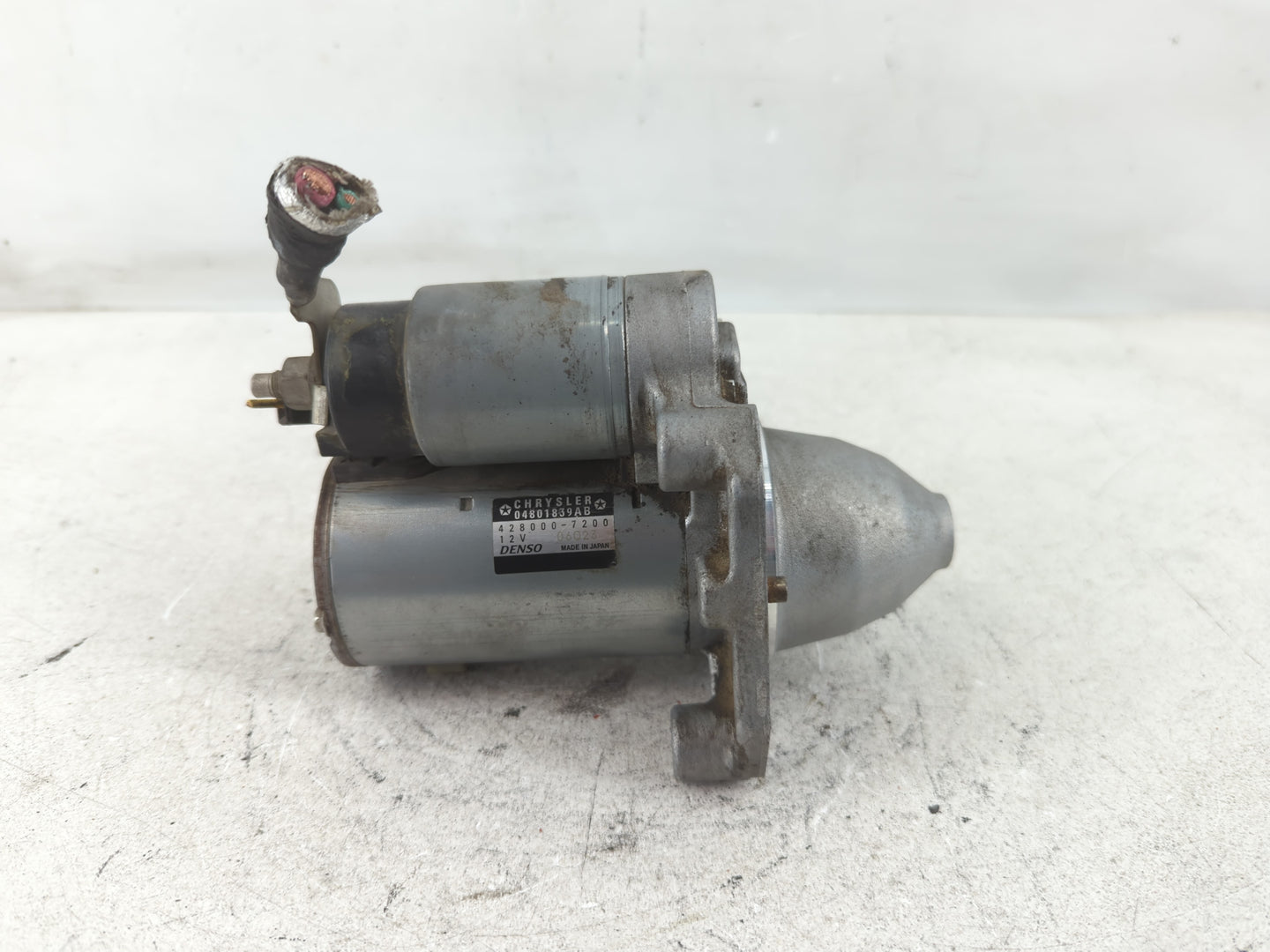 2011-2014 Chrysler 200 Car Starter Motor Solenoid OEM P/N:428000-7200 04801839AB Fits Fits 2011 2012 2013 2014 OEM Used Auto