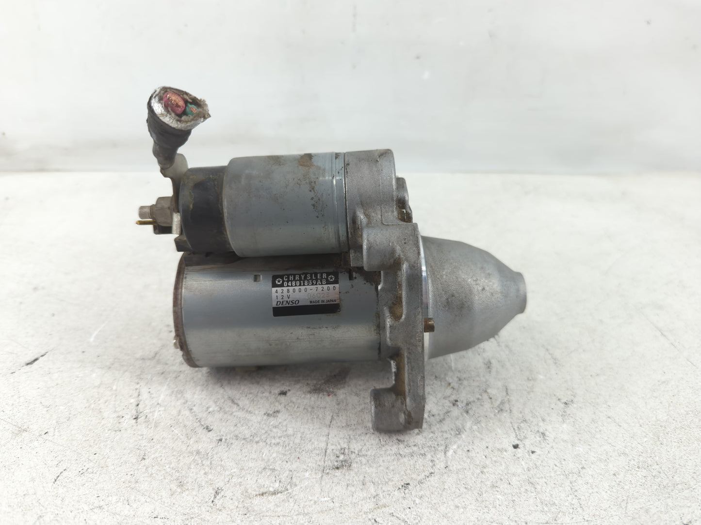 2011-2014 Chrysler 200 Car Starter Motor Solenoid OEM P/N:428000-7200 04801839AB Fits Fits 2011 2012 2013 2014 OEM Used Auto