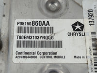 2014 Chrysler 200 PCM Engine Control Computer ECU ECM PCU OEM P/N:P05150860AA Fits OEM Used Auto Parts - Oemusedautoparts1.c