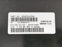 2013-2014 Chrysler 200 Radio AM FM Cd Player Receiver Replacement P/N:P05091197AC Fits Fits 2013 2014 OEM Used Auto Parts - 