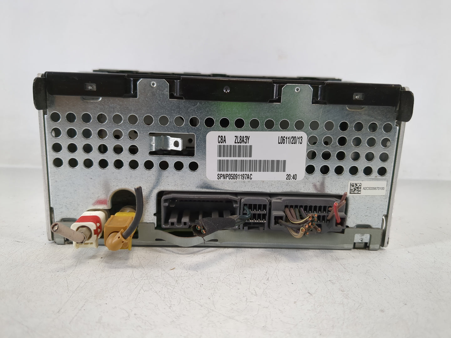 2013-2014 Chrysler 200 Radio AM FM Cd Player Receiver Replacement P/N:P05091197AC Fits Fits 2013 2014 OEM Used Auto Parts - 