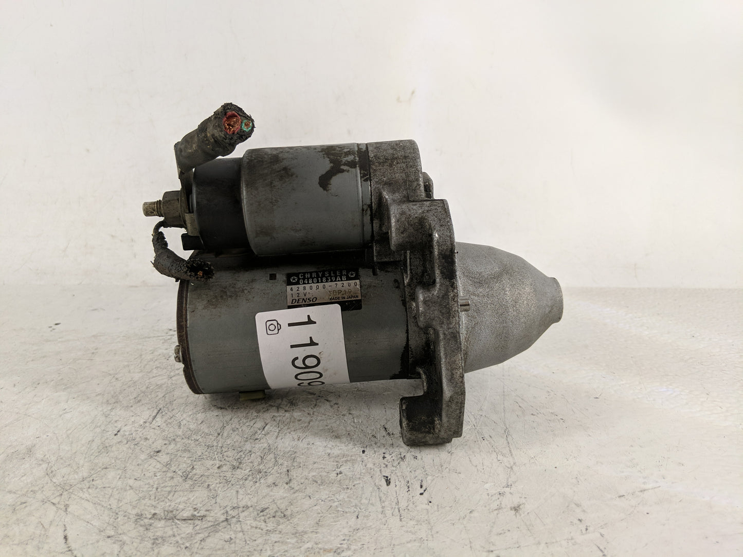 2011-2014 Chrysler 200 Car Starter Motor Solenoid OEM P/N:428000-720012 Fits Fits 2011 2012 2013 2014 OEM Used Auto Parts - 