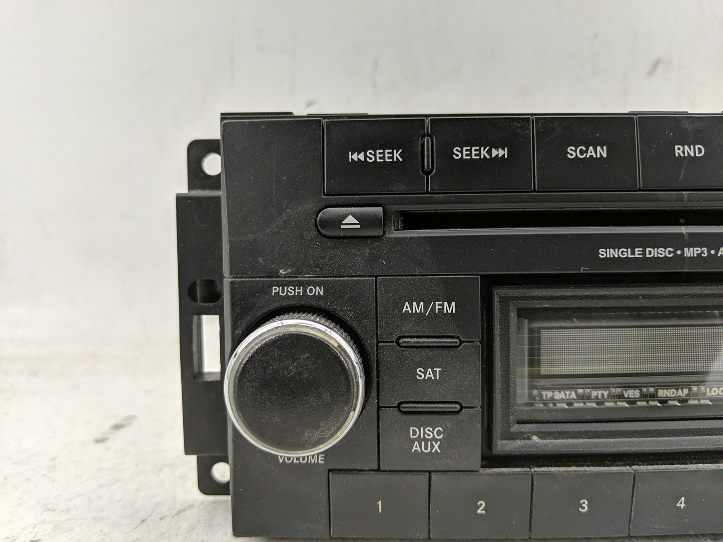 2014 Chrysler 200 Radio AM FM Cd Player Receiver Replacement P/N:P05091163AC Fits OEM Used Auto Parts - Oemusedautoparts1.co