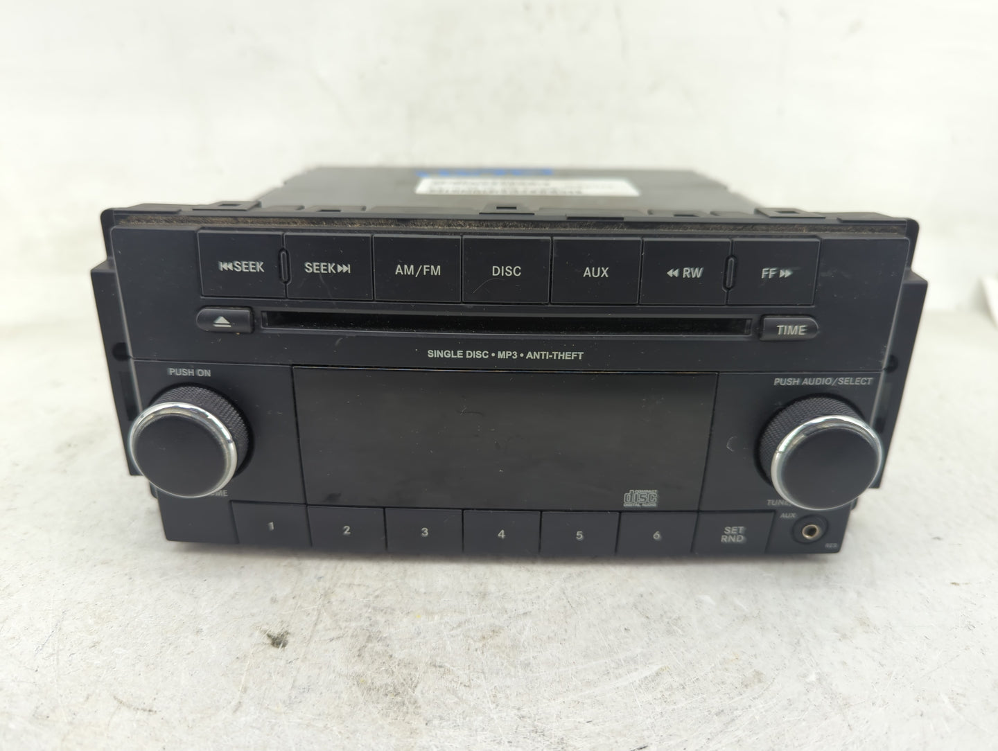 2012-2014 Chrysler 200 Radio AM FM Cd Player Receiver Replacement P/N:05091195AC Fits Fits 2012 2013 2014 2015 2016 2017 OEM