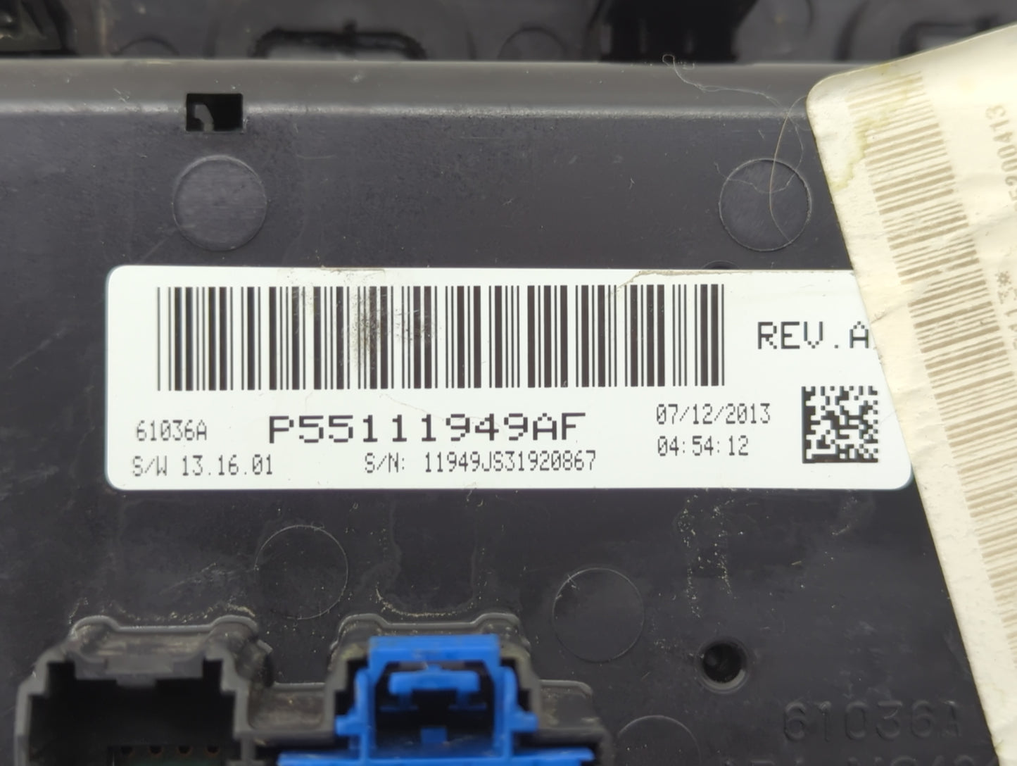 2011-2014 Chrysler 200 Climate Control Module Temperature AC/Heater Replacement P/N:55111949AF Fits Fits 2010 2011 2012 2013