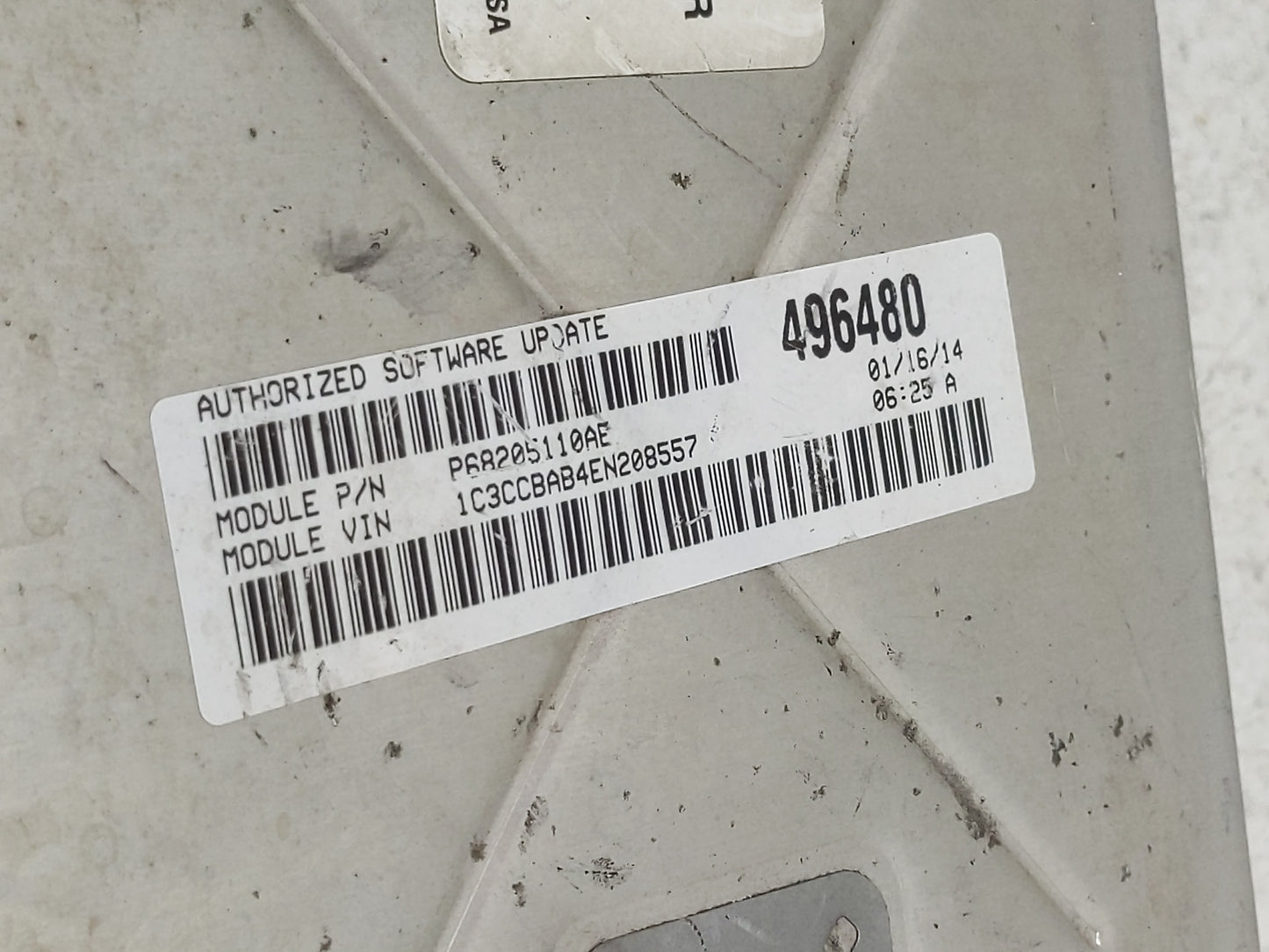 2014 Chrysler 200 PCM Engine Control Computer ECU ECM PCU OEM P/N:P05150860AA Fits OEM Used Auto Parts - Oemusedautoparts1.c