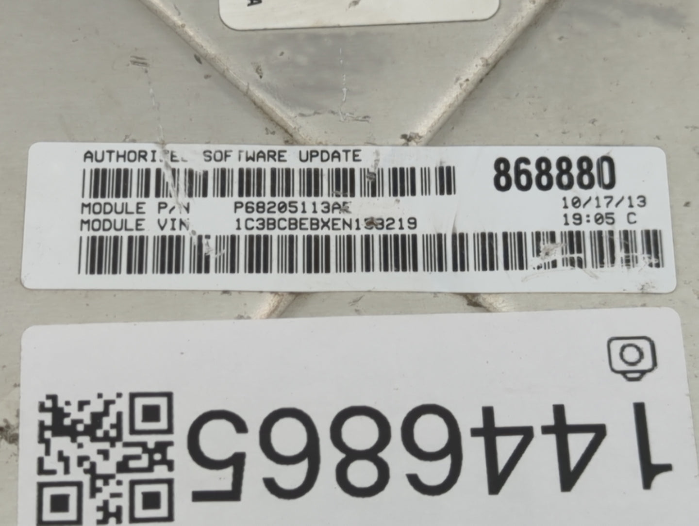 2014 Chrysler 200 PCM Engine Control Computer ECU ECM PCU OEM P/N:P05150866AA P68205113AE, A2C7389450000 Fits OEM Used Auto 