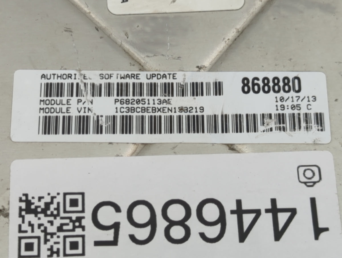 2014 Chrysler 200 PCM Engine Control Computer ECU ECM PCU OEM P/N:P05150866AA P68205113AE, A2C7389450000 OEM Used Auto Parts