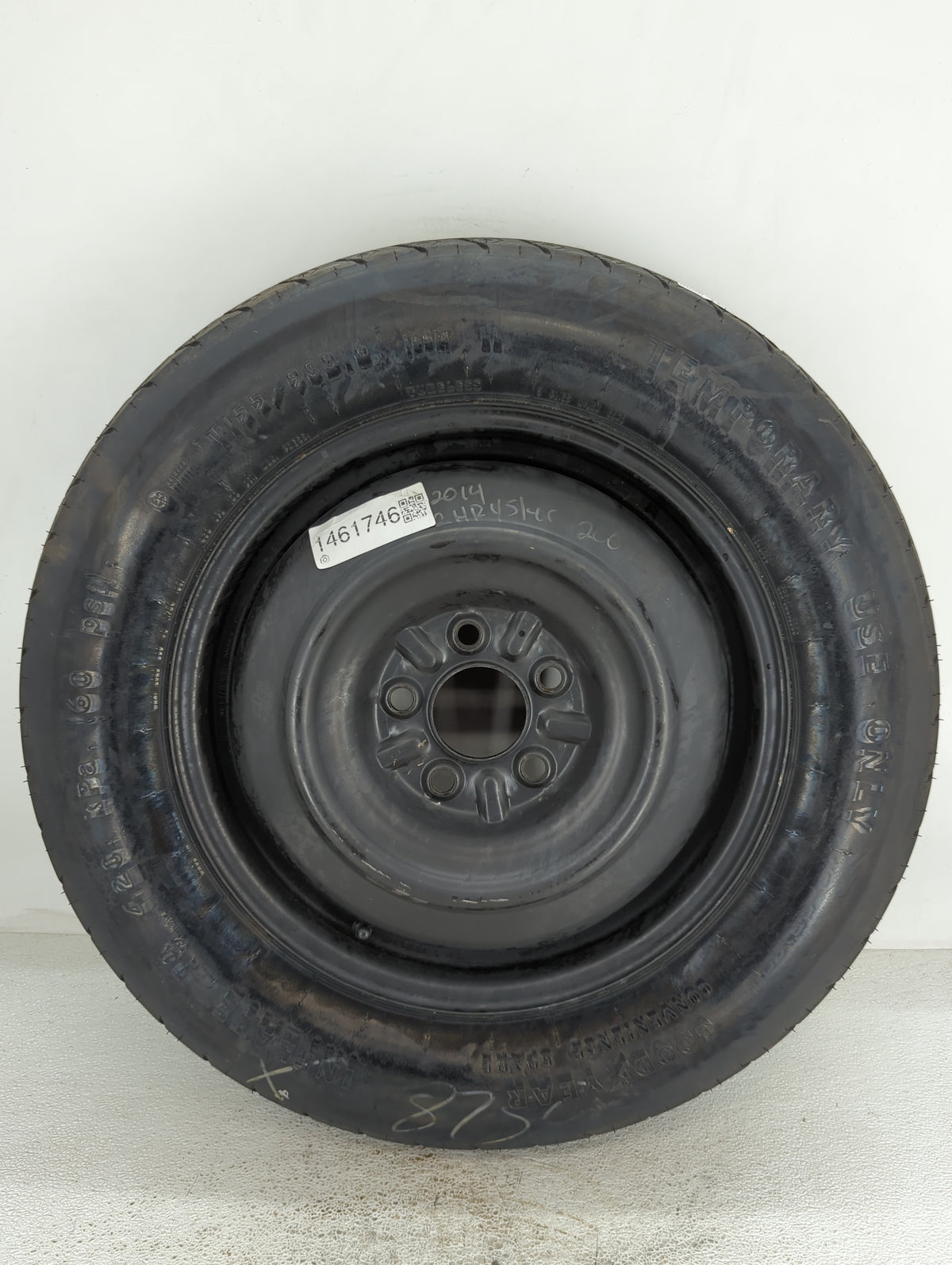 2011-2014 Chrysler 200 Spare Donut Tire Wheel Rim Oem 1461746 - Oemusedautoparts1.com