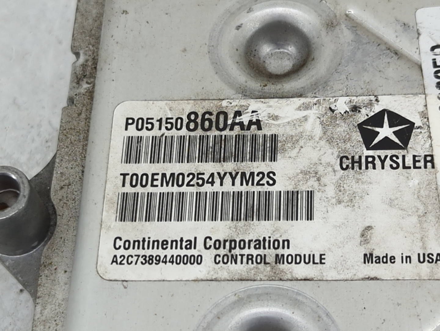 2014 Chrysler 200 PCM Engine Control Computer ECU ECM PCU OEM P/N:P05150860AA T00EM0254YYM2S, A2C7389440000, P68205110AF Fit