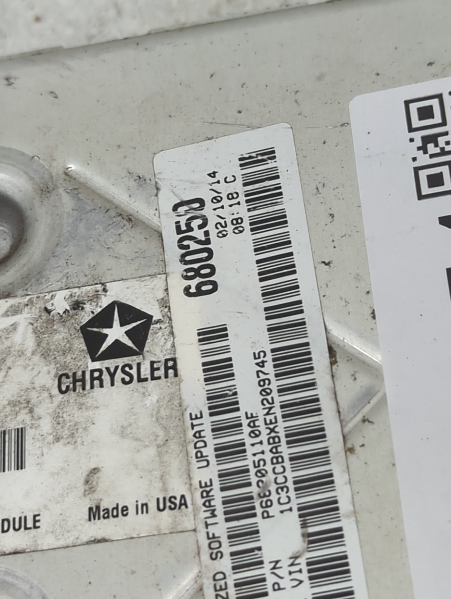 2014 Chrysler 200 PCM Engine Control Computer ECU ECM PCU OEM P/N:P05150860AA T00EM0254YYM2S, A2C7389440000, P68205110AF Fit