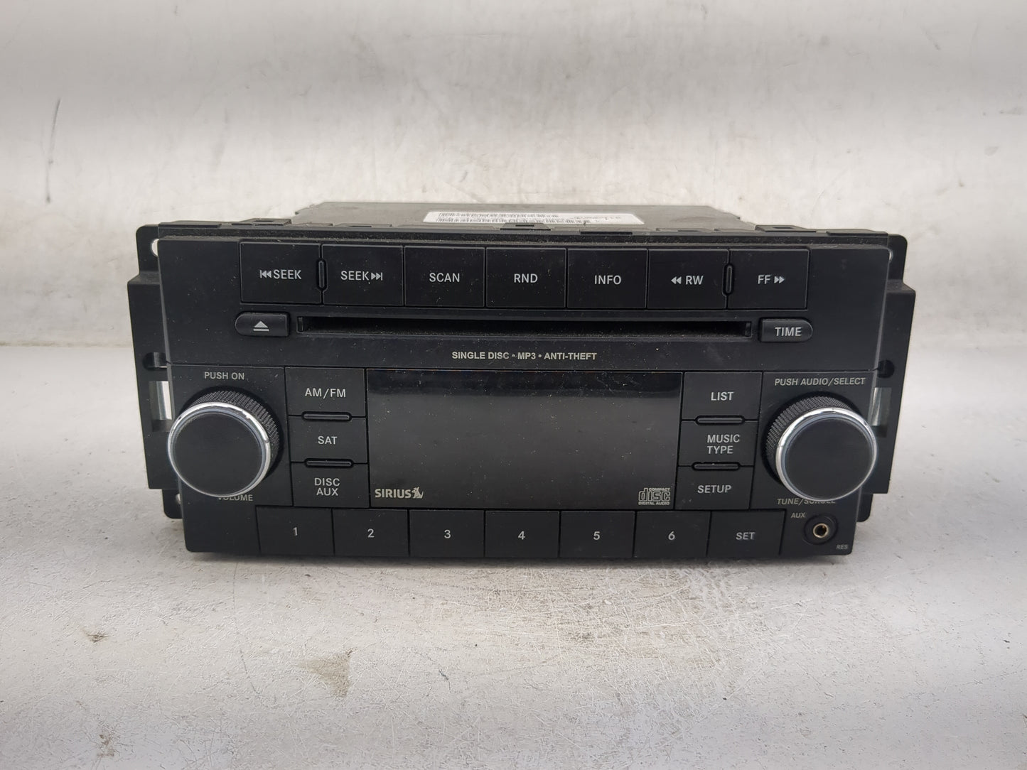 2013-2014 Chrysler 200 Radio AM FM Cd Player Receiver Replacement P/N:P05091163AC P0509116EAC Fits Fits 2013 2014 OEM Used A
