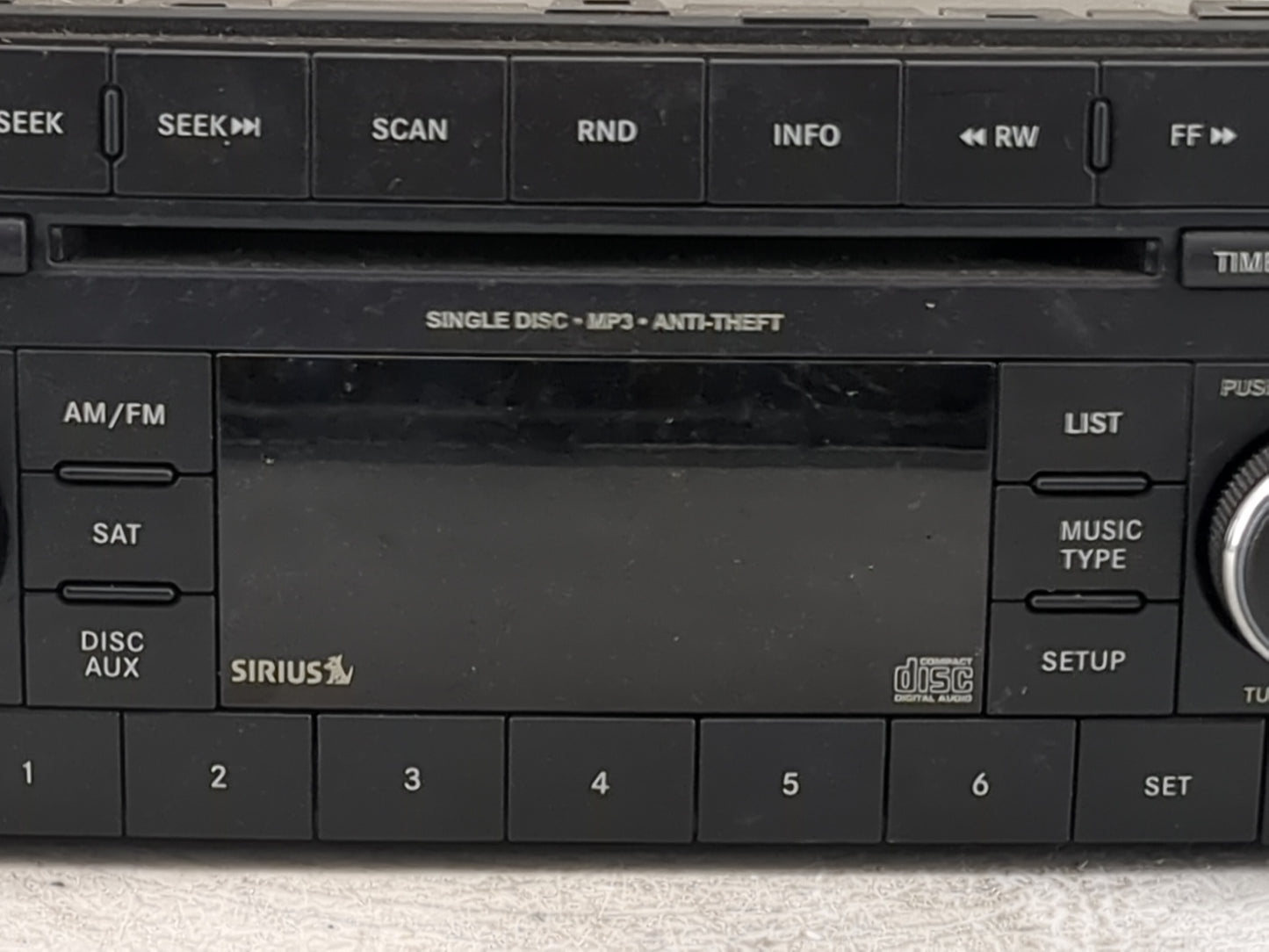 2013-2014 Chrysler 200 Radio AM FM Cd Player Receiver Replacement P/N:P05091163AC P0509116EAC Fits Fits 2013 2014 OEM Used A
