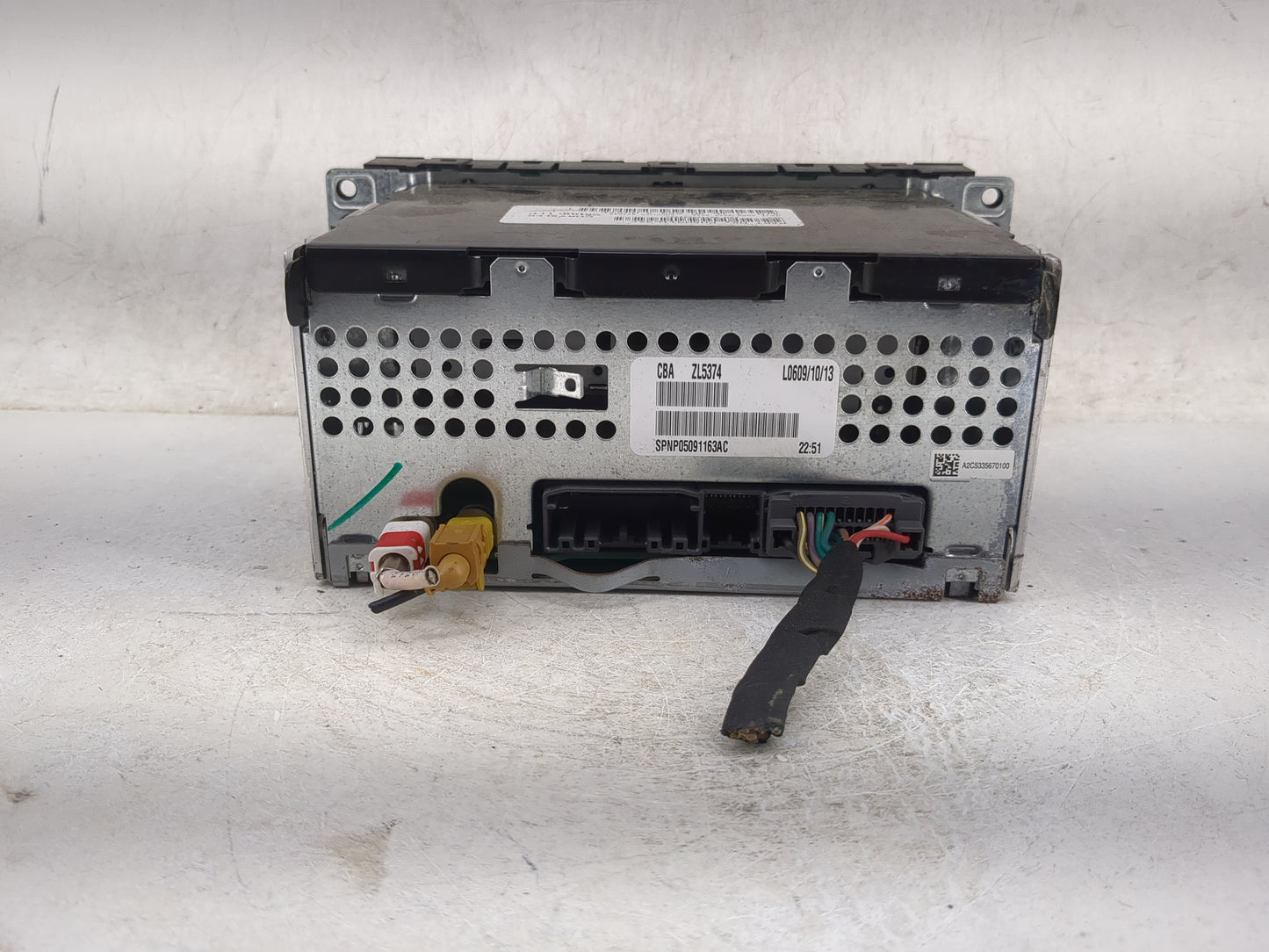2013-2014 Chrysler 200 Radio AM FM Cd Player Receiver Replacement P/N:P05091163AC P0509116EAC Fits Fits 2013 2014 OEM Used A