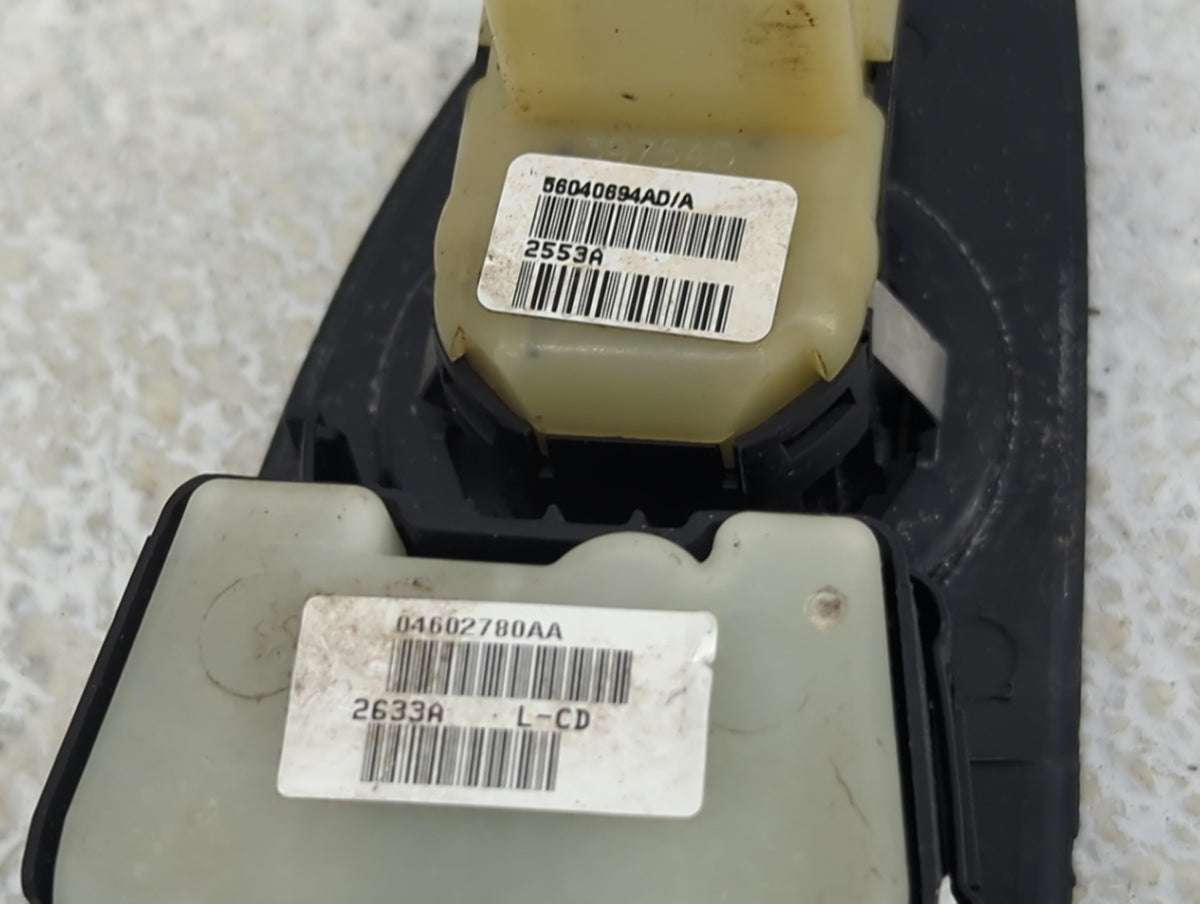 2011-2014 Chrysler 200 Master Power Window Switch Replacement Driver Side Left P/N:56040694AD 04602780AA Fits OEM Used Auto 