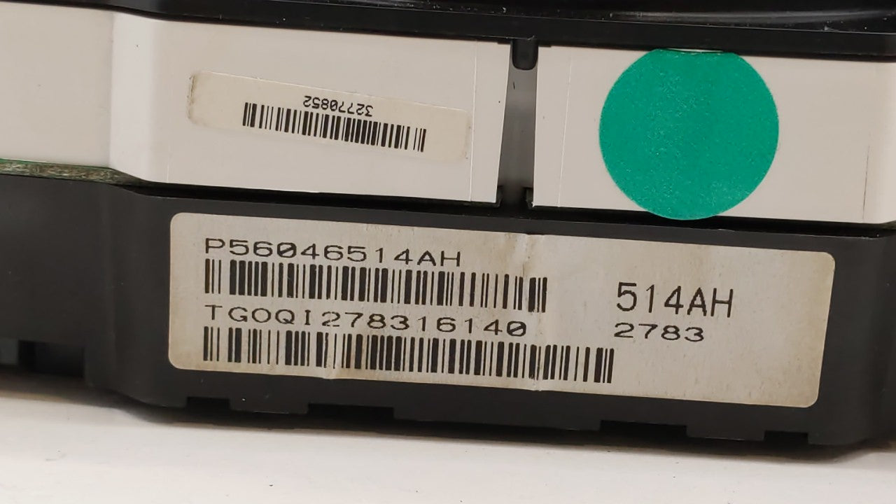 2011-2014 Chrysler 200 Instrument Cluster Speedometer Gauges P/N:P56046514AE P56046512AH Fits Fits 2011 2012 2013 2014 OEM U
