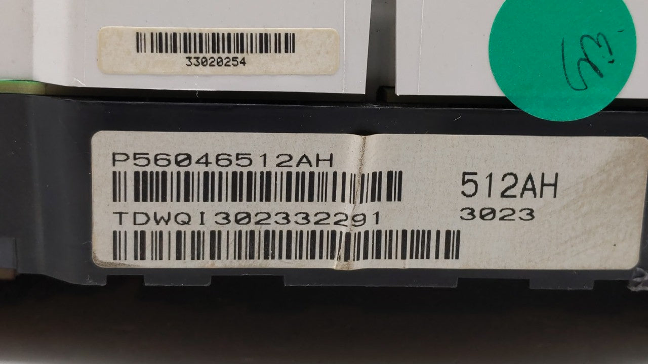 2011-2014 Chrysler 200 Instrument Cluster Speedometer Gauges P/N:P56046514AE P56046911AC, 0484659AA Fits Fits 2011 2012 2013