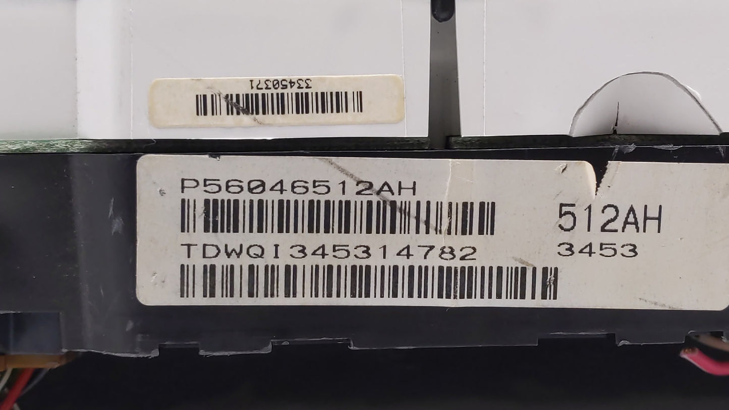 2011-2014 Chrysler 200 Instrument Cluster Speedometer Gauges P/N:P56046514AE P56046911AC, 0484659AA Fits Fits 2011 2012 2013
