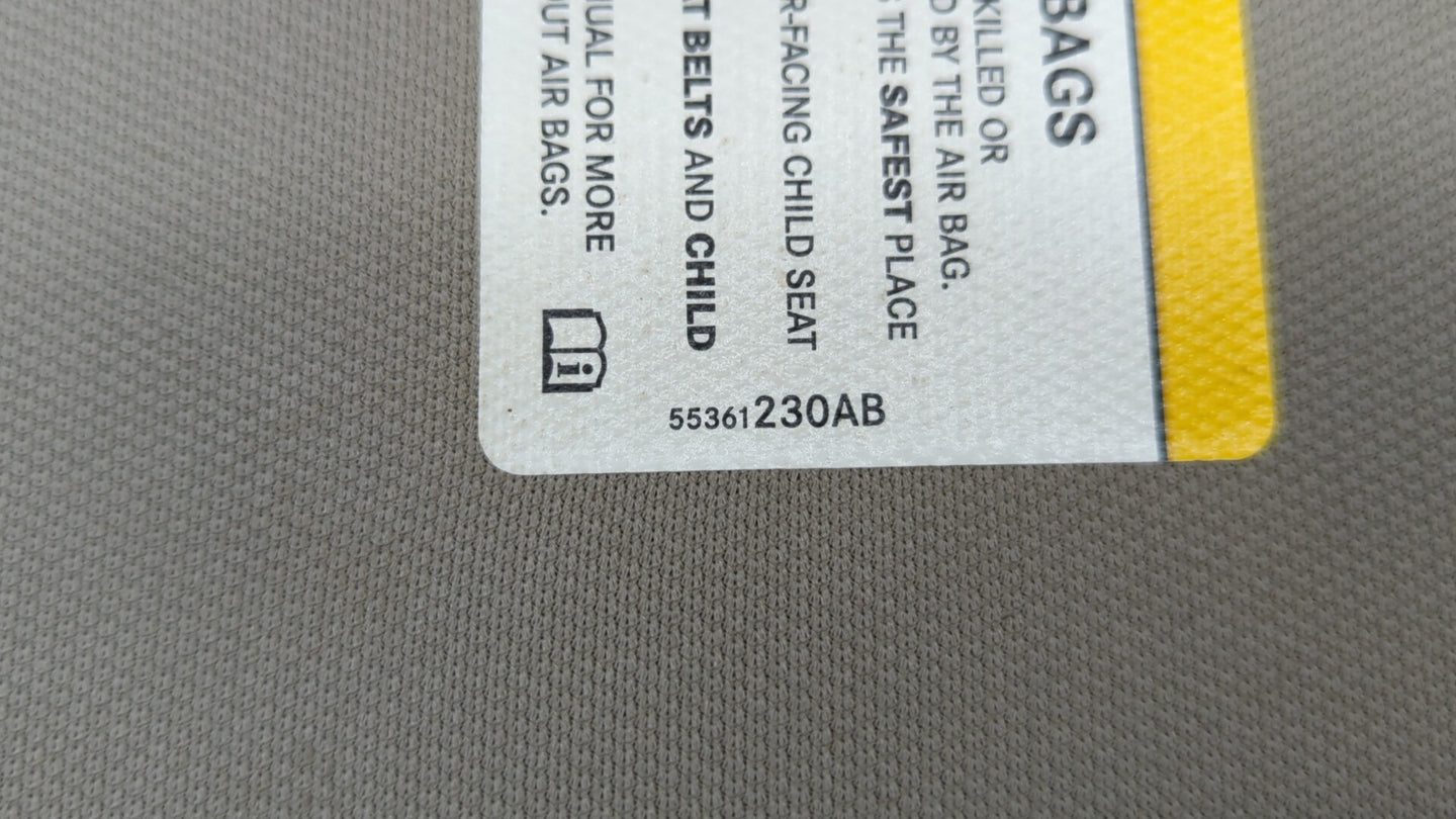 2011-2014 Chrysler 200 Sun Visor Shade Replacement Passenger Right Mirror Fits Fits 2011 2012 2013 2014 OEM Used Auto Parts 
