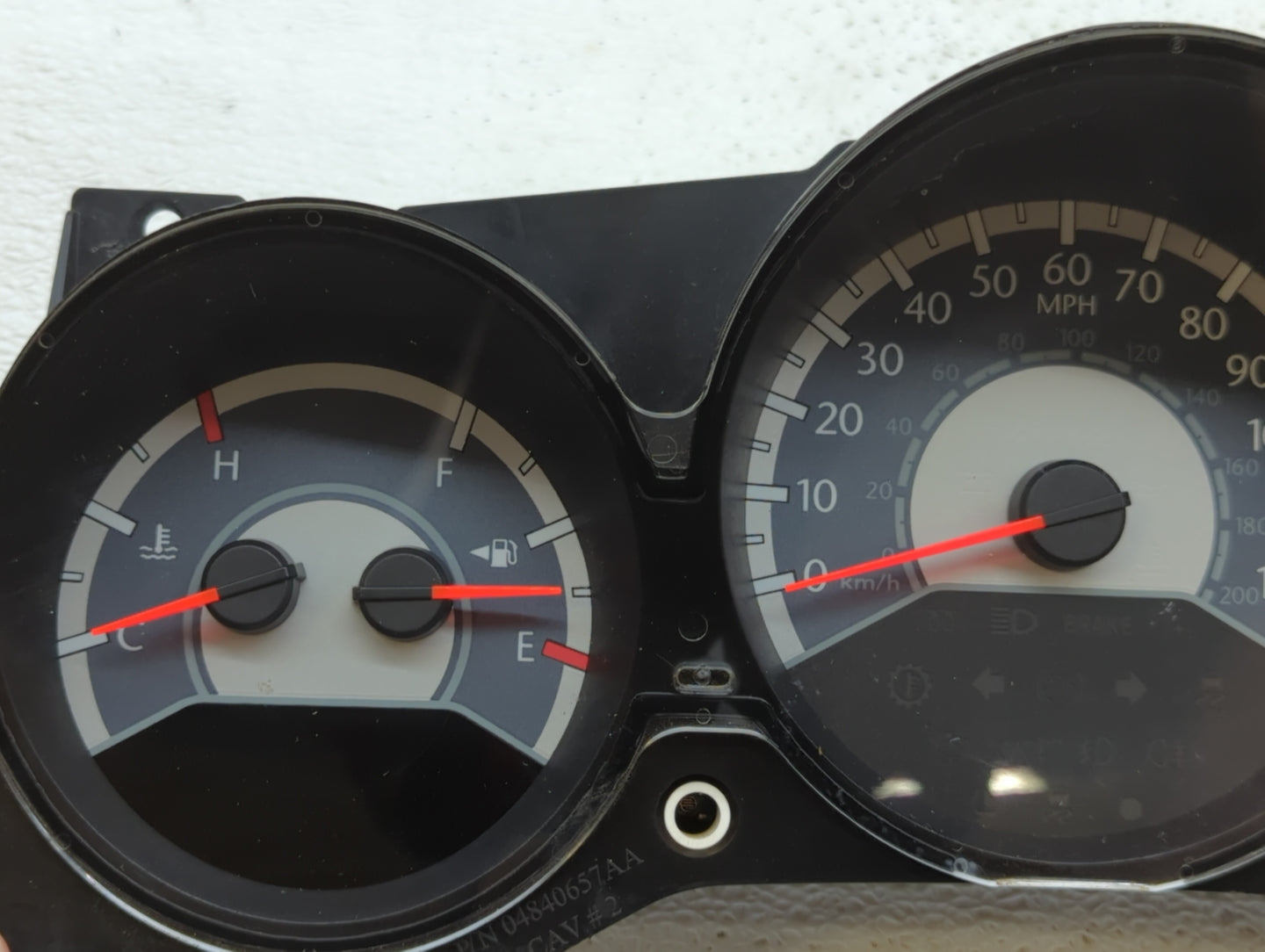 2011-2014 Chrysler 200 Instrument Cluster Speedometer Gauges P/N:P56046512AH P56046514AE Fits Fits 2011 2012 2013 2014 OEM U