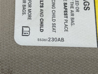 2011-2014 Chrysler 200 Sun Visor Shade Replacement Passenger Right Mirror Fits Fits 2011 2012 2013 2014 OEM Used Auto Parts 