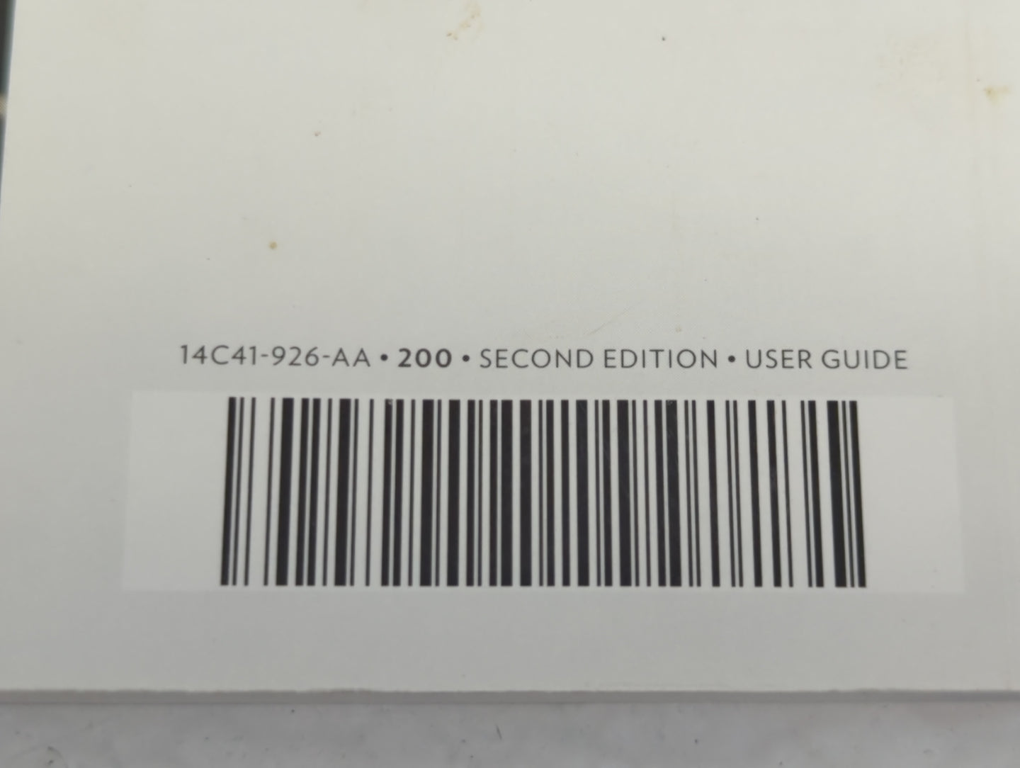 2014 Chrysler 200 Owners Manual Book Guide P/N:14C41-926-AA OEM Used Auto Parts - Oemusedautoparts1.com