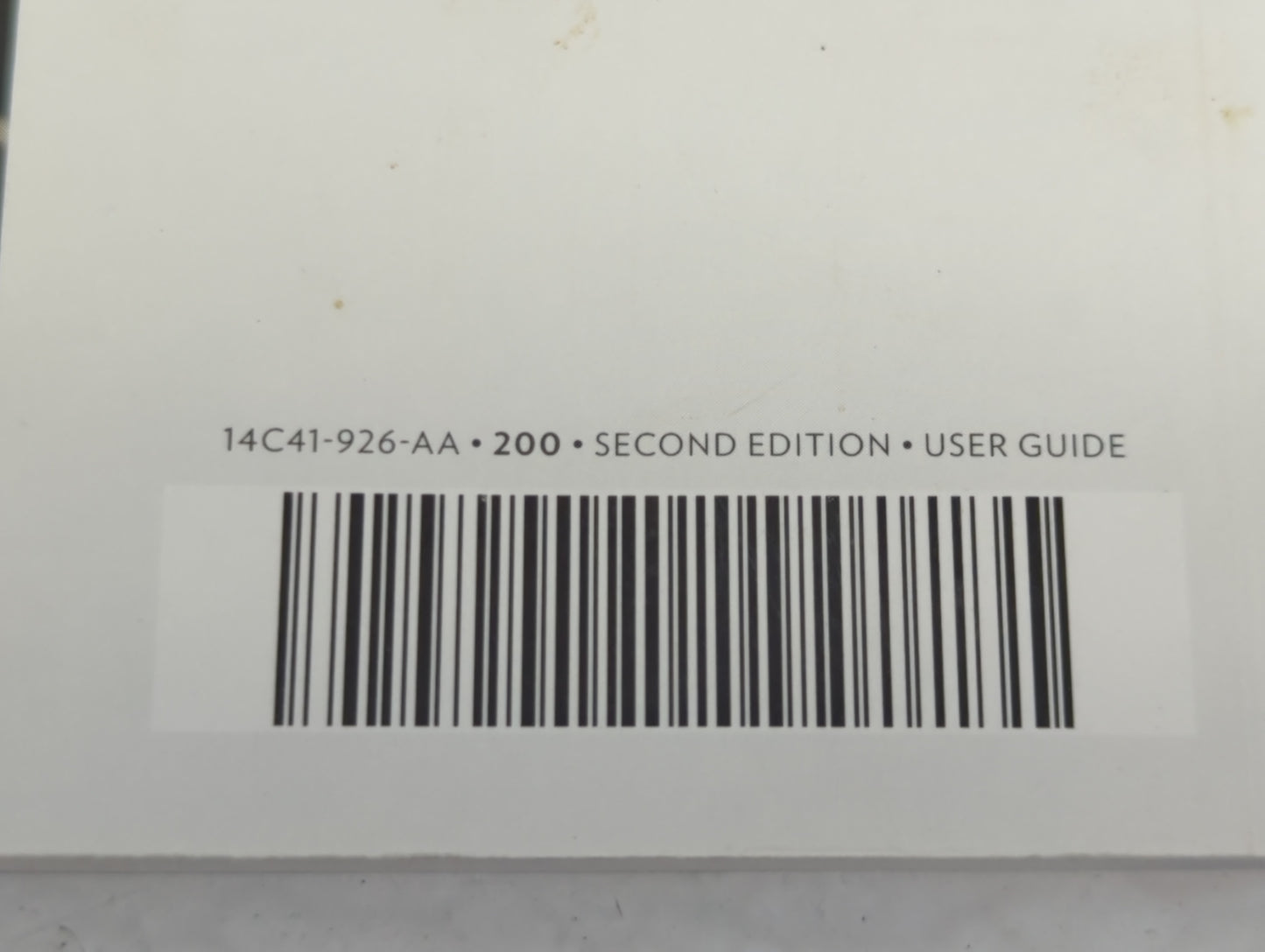 2014 Chrysler 200 Owners Manual Book Guide P/N:14C41-926-AA OEM Used Auto Parts - Oemusedautoparts1.com