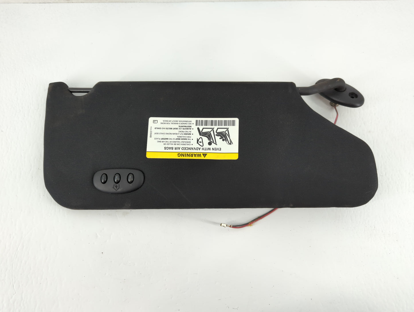 2011-2014 Chrysler 200 Sun Visor Shade Replacement Driver Left Mirror Fits Fits 2011 2012 2013 2014 OEM Used Auto Parts - Oe