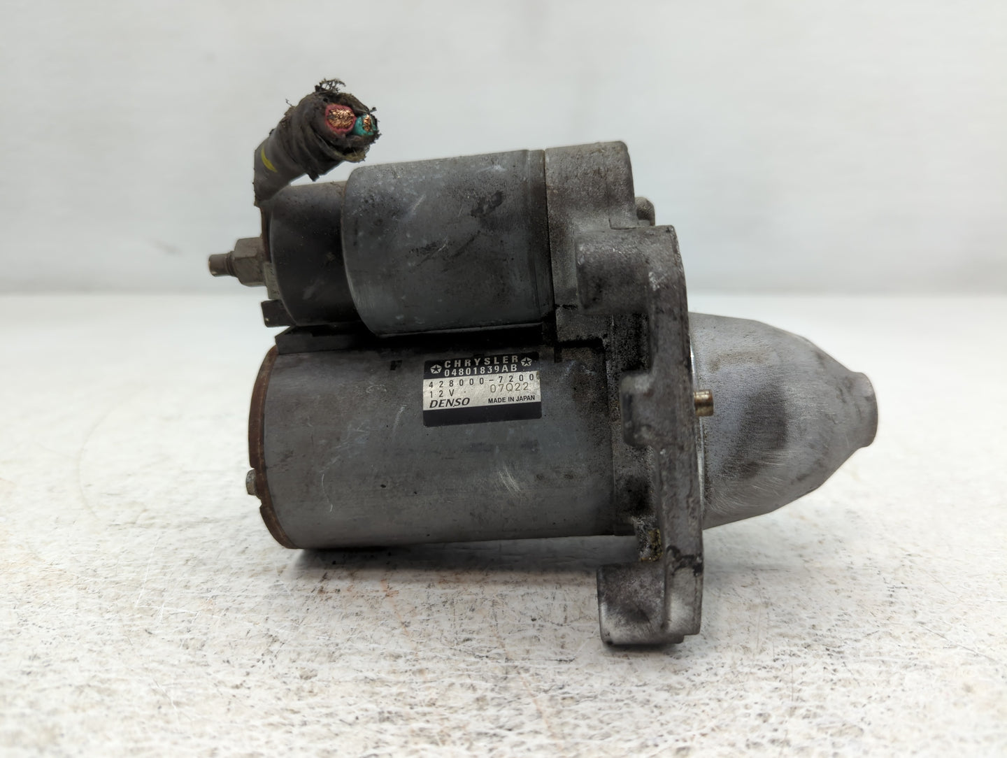 2011-2014 Chrysler 200 Car Starter Motor Solenoid OEM P/N:428000-7200 Fits Fits 2011 2012 2013 2014 OEM Used Auto Parts - Oe