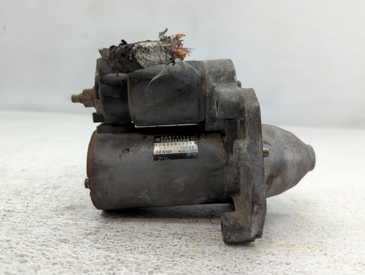 2011-2014 Chrysler 200 Car Starter Motor Solenoid OEM P/N:428000-7200 Fits Fits 2011 2012 2013 2014 OEM Used Auto Parts - Oe