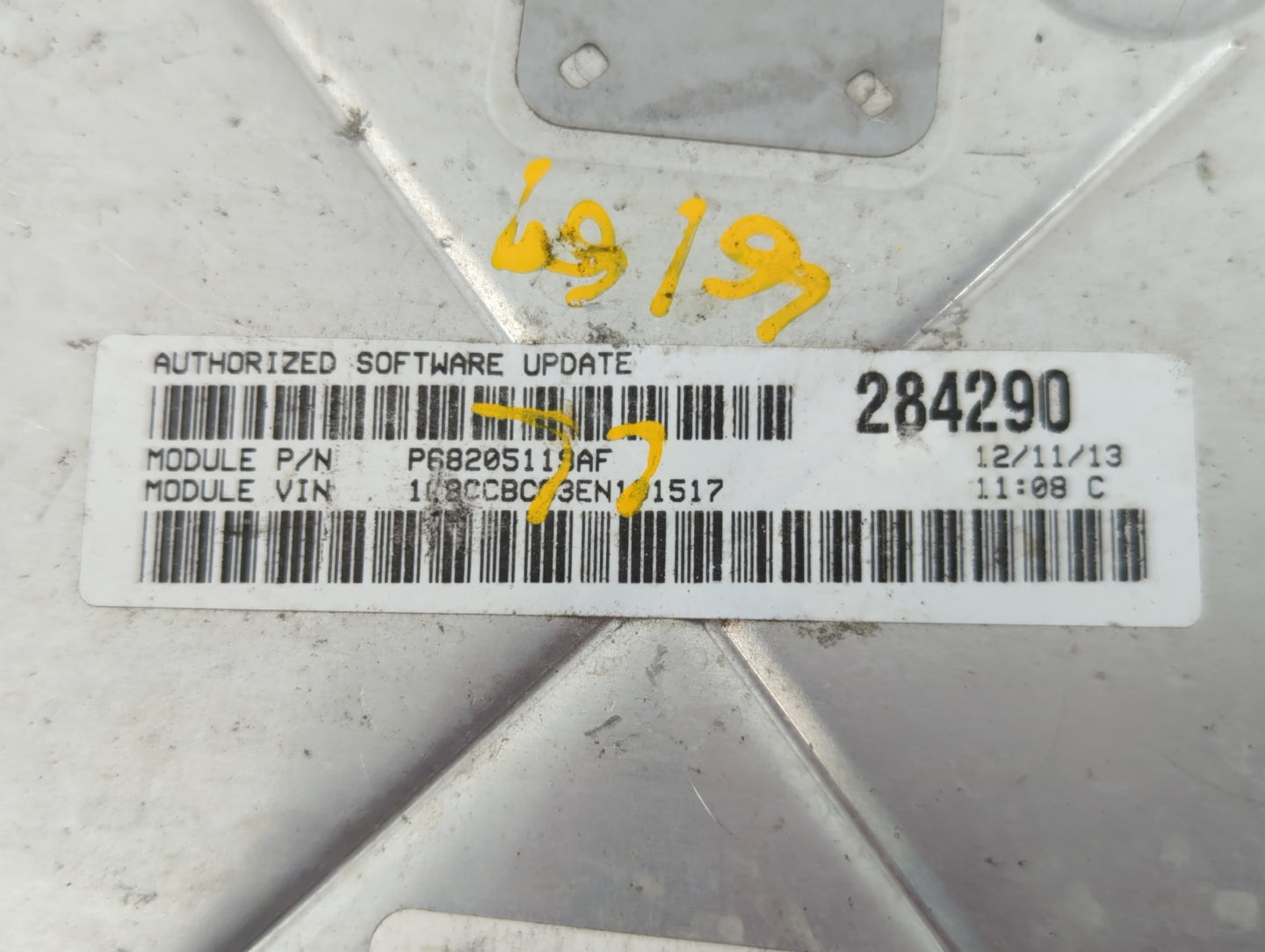 2014 Chrysler 200 PCM Engine Control Computer ECU ECM PCU OEM P/N:P05150778AB Fits OEM Used Auto Parts - Oemusedautoparts1.c