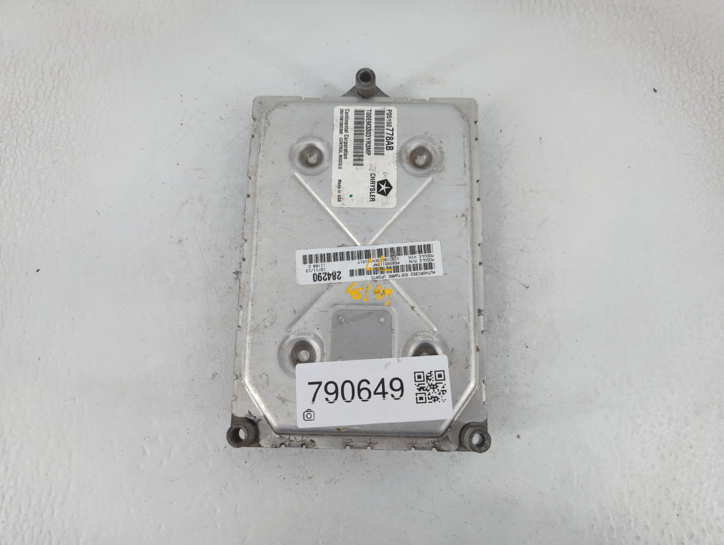 2014 Chrysler 200 PCM Engine Control Computer ECU ECM PCU OEM P/N:P05150778AB Fits OEM Used Auto Parts - Oemusedautoparts1.c