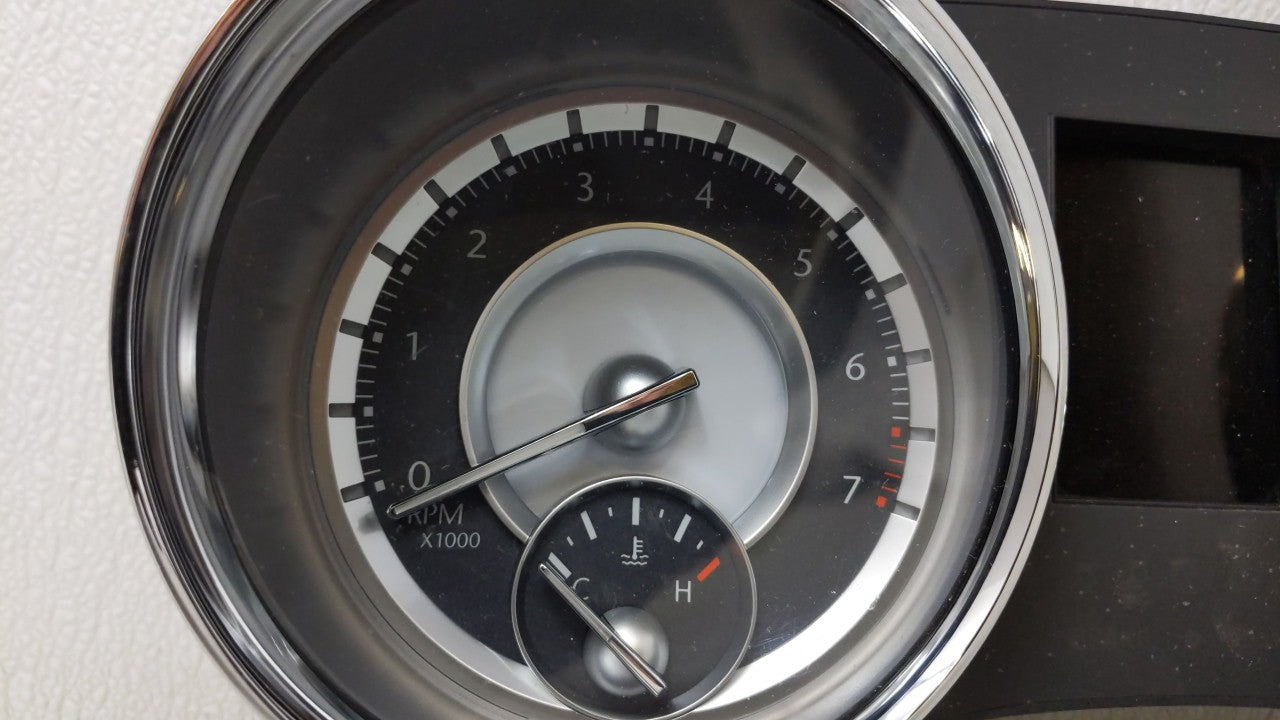 2014 Chrysler 300 Instrument Cluster Speedometer Gauges P/N:P56054725AC P56054718AB, P56054718AC Fits OEM Used Auto Parts - 
