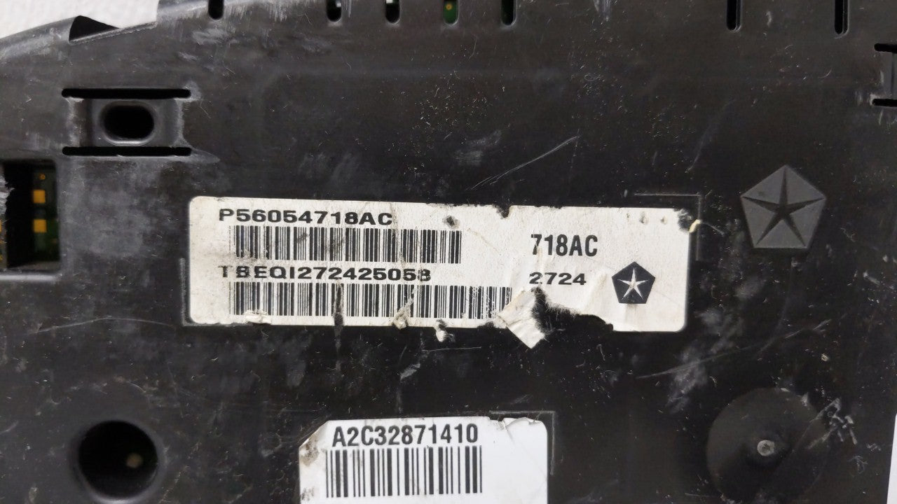 2014 Chrysler 300 Instrument Cluster Speedometer Gauges P/N:P56054725AC P56054718AB, P56054718AC Fits OEM Used Auto Parts - 