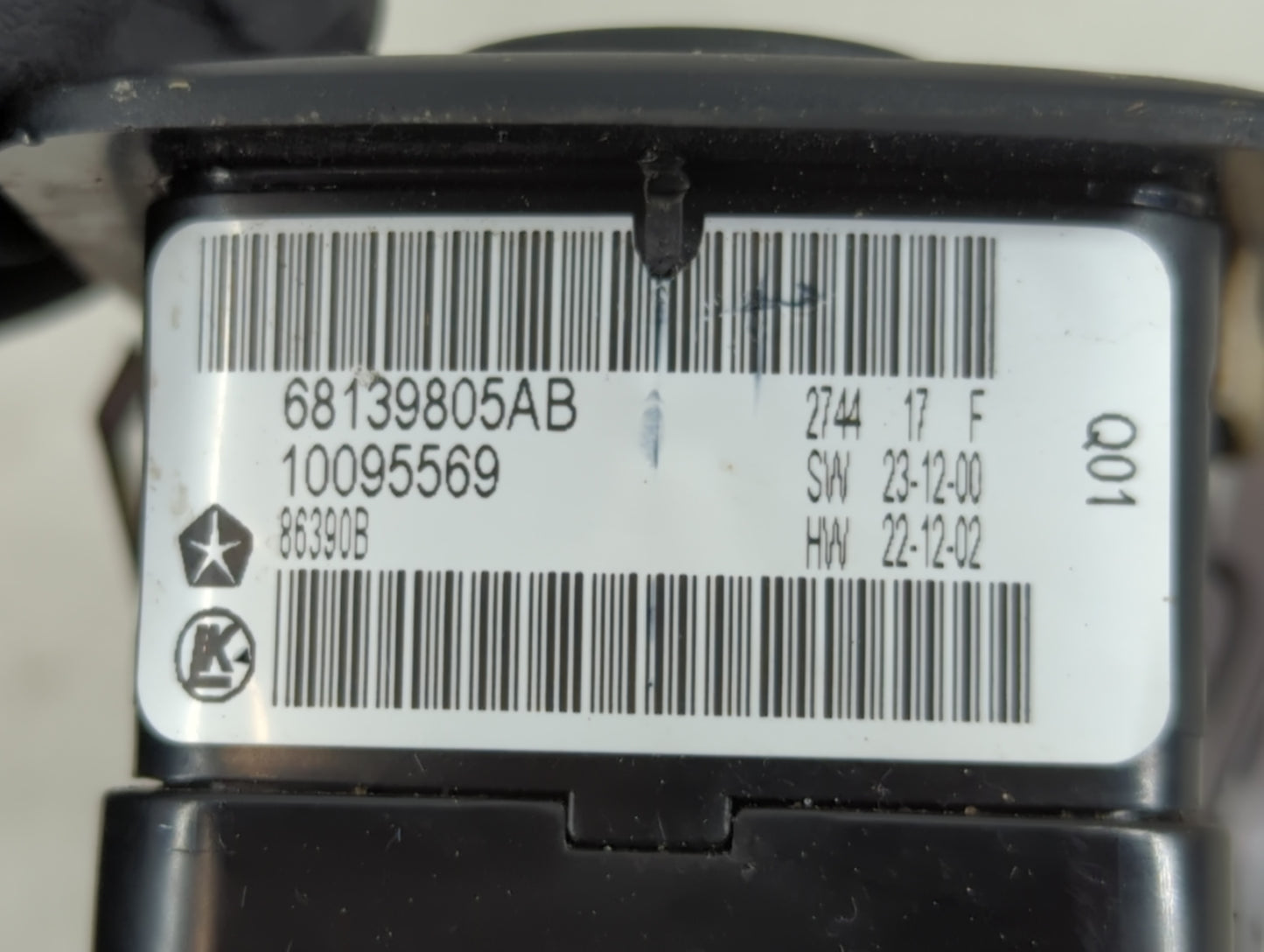 2011-2014 Chrysler 300 Master Power Window Switch Replacement Driver Side Left P/N:68139805AB Fits OEM Used Auto Parts - Oem