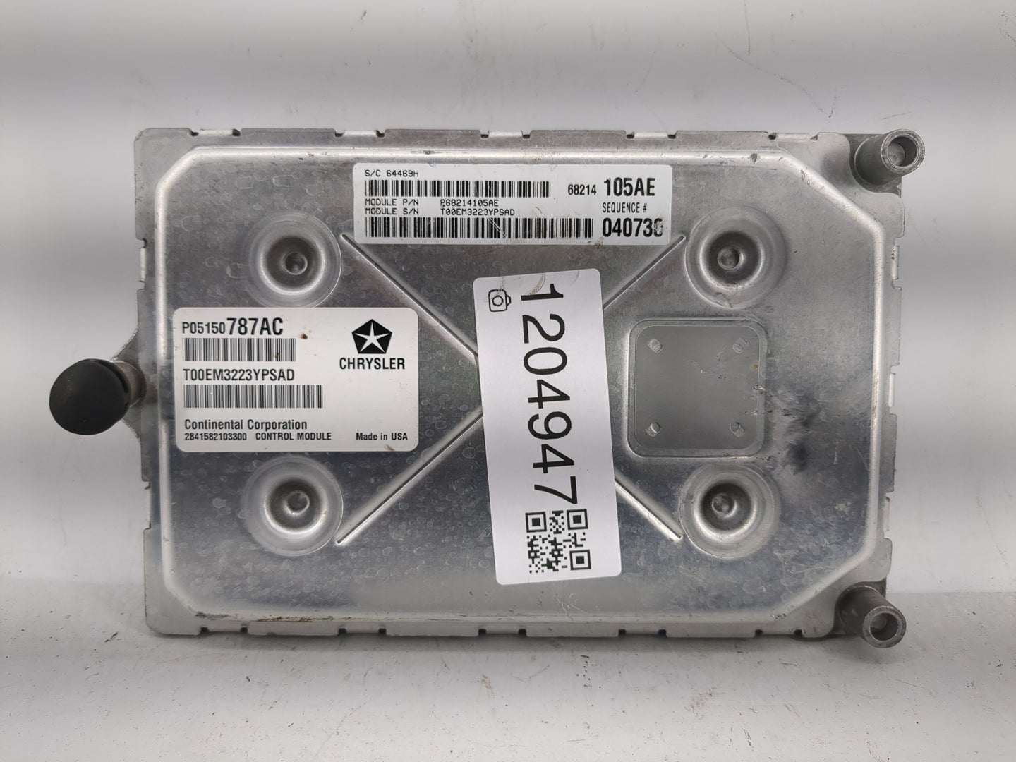 2014 Chrysler 300 PCM Engine Control Computer ECU ECM PCU OEM P/N:P05150787AC Fits OEM Used Auto Parts - Oemusedautoparts1.c