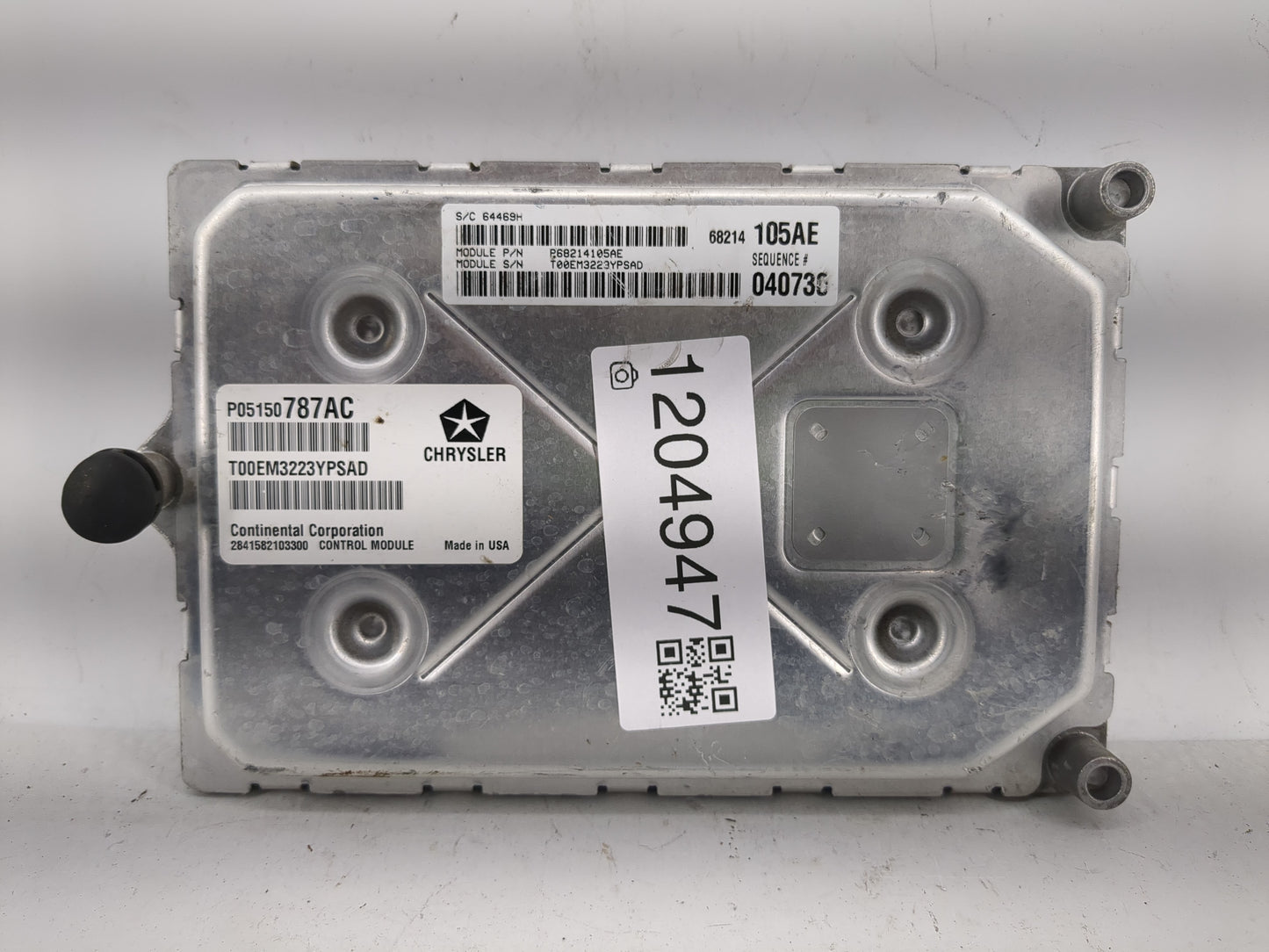 2014 Chrysler 300 PCM Engine Control Computer ECU ECM PCU OEM P/N:P05150787AC Fits OEM Used Auto Parts - Oemusedautoparts1.c