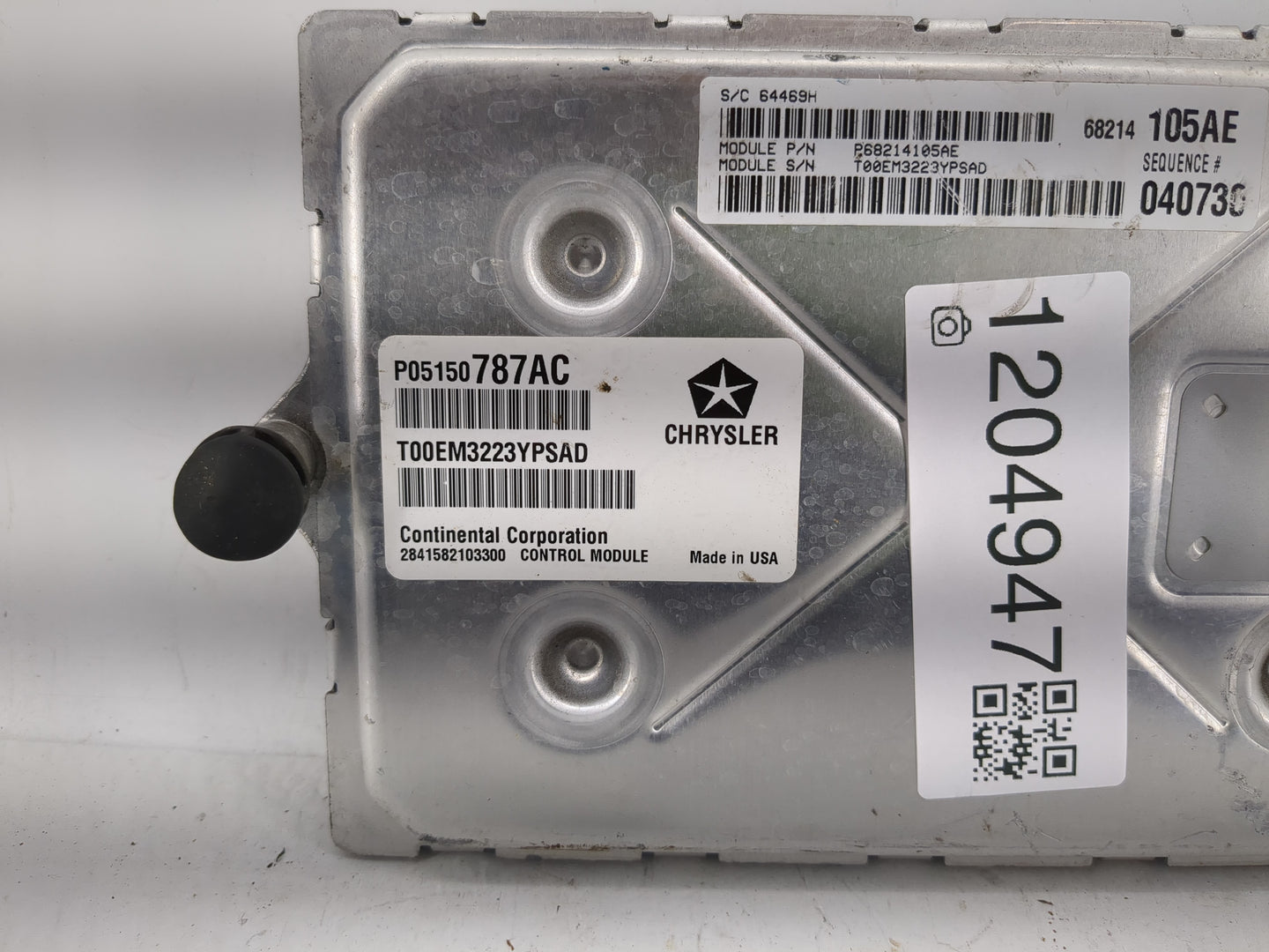 2014 Chrysler 300 PCM Engine Control Computer ECU ECM PCU OEM P/N:P05150787AC Fits OEM Used Auto Parts - Oemusedautoparts1.c