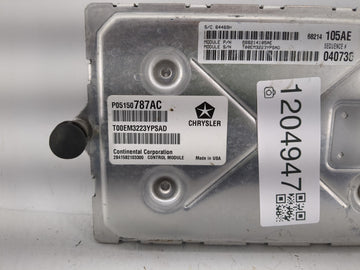 2014 Chrysler 300 PCM Engine Control Computer ECU ECM PCU OEM P/N:P05150787AC Fits OEM Used Auto Parts