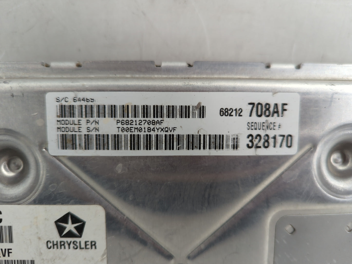 2014 Chrysler 300 PCM Engine Control Computer ECU ECM PCU OEM P/N:68212708AF P68212708AF, T00EM0184YXQVF, P05150797AC Fits O