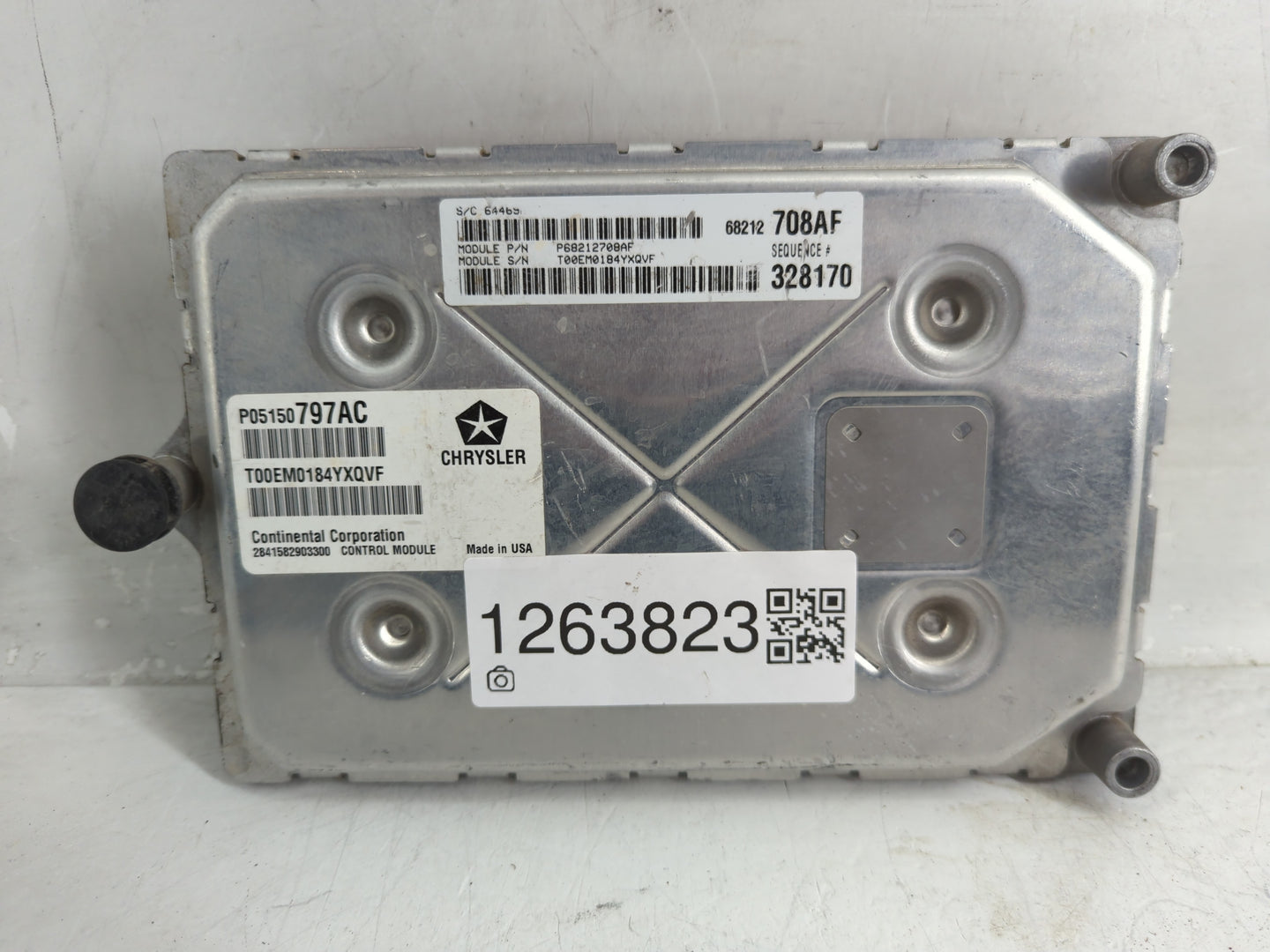 2014 Chrysler 300 PCM Engine Control Computer ECU ECM PCU OEM P/N:68212708AF P68212708AF, T00EM0184YXQVF, P05150797AC Fits O