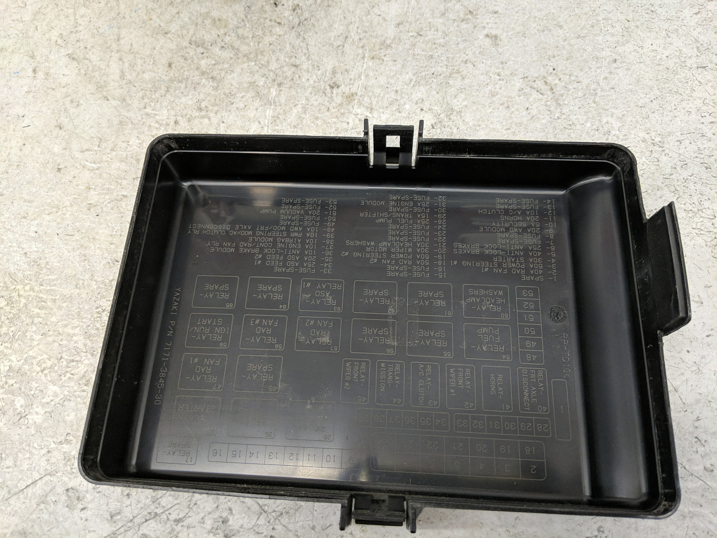 2012-2014 Chrysler 300 Fusebox Fuse Box Panel Relay Module P/N:P68202730AB Fits Fits 2012 2013 2014 OEM Used Auto Parts - Oe