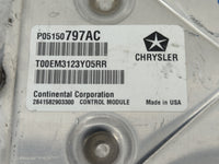 2014 Chrysler 300 PCM Engine Control Computer ECU ECM PCU OEM P/N:P68212706AD P05150797AC Fits OEM Used Auto Parts - Oemused