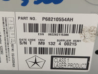 2014 Chrysler 300 Radio AM FM Cd Player Receiver Replacement P/N:P68210554AH Fits OEM Used Auto Parts - Oemusedautoparts1.co