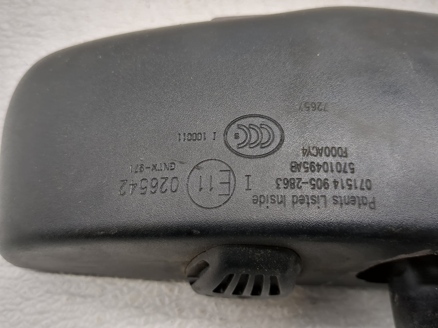 2011-2014 Chrysler 300 Interior Rear View Mirror Replacement OEM P/N:E11026542 Fits Fits 2011 2012 2013 2014 2015 2016 2017 