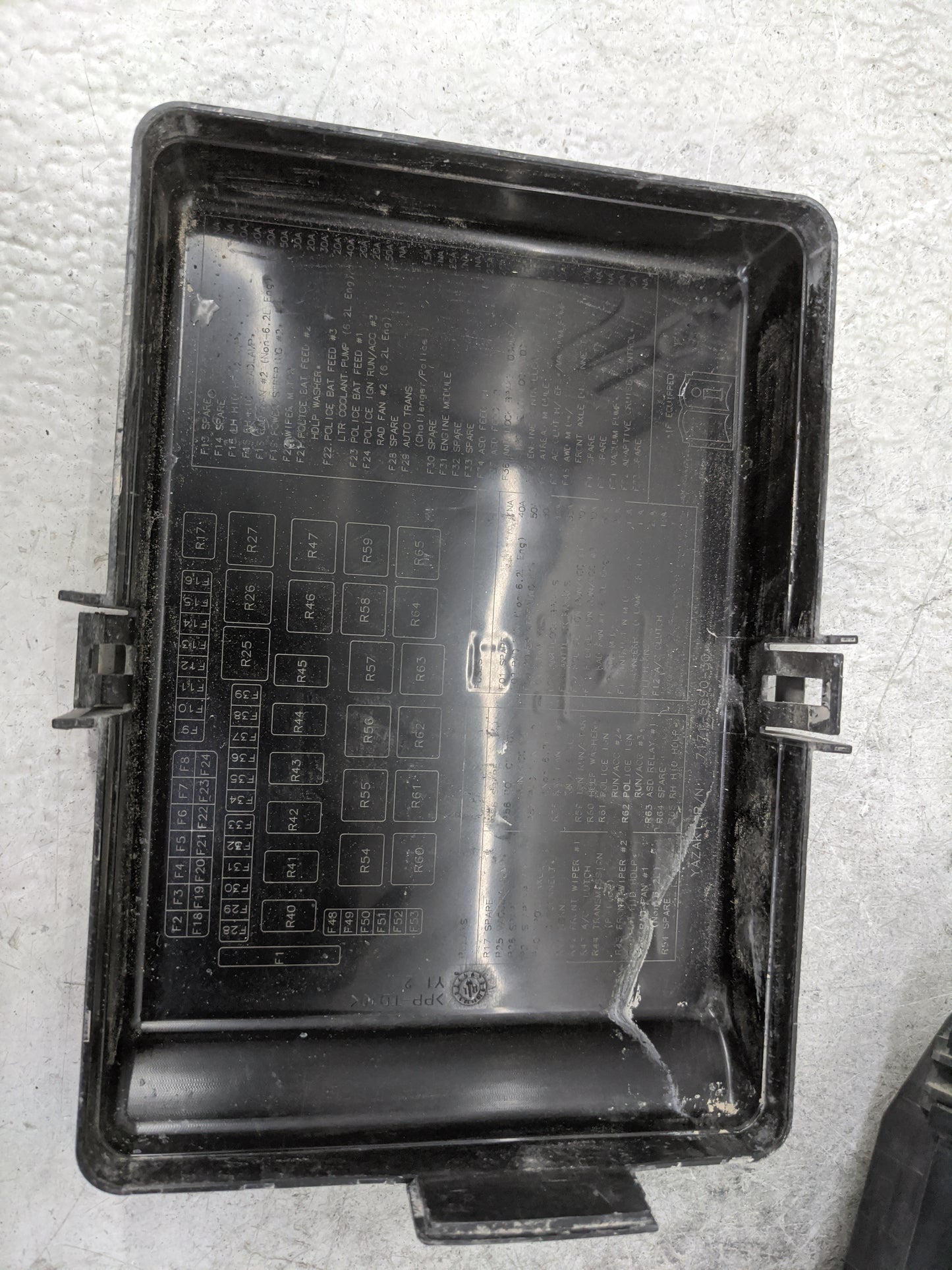 2012-2014 Chrysler 300 Fusebox Fuse Box Panel Relay Module P/N:P68384421AC T-AWH3478DC074 Fits Fits 2012 2013 2014 OEM Used 