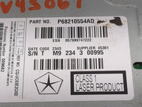 2014 Chrysler 300 Radio AM FM Cd Player Receiver Replacement P/N:P68210554AD CQ-UC03E2GXB Fits OEM Used Auto Parts - Oemused